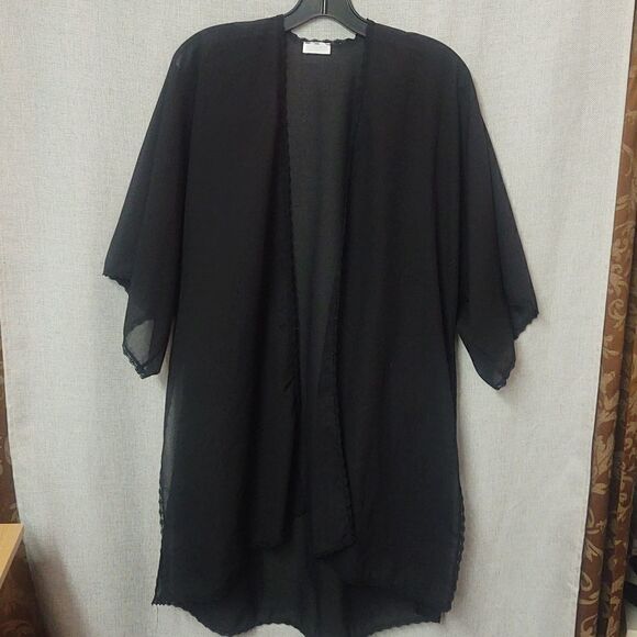 Beautiful vintage bodysuit with shear scarf wrap. - Picture 7 of 9